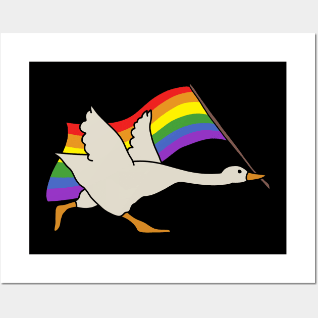 LGBT Goose Wall Art by valentinahramov